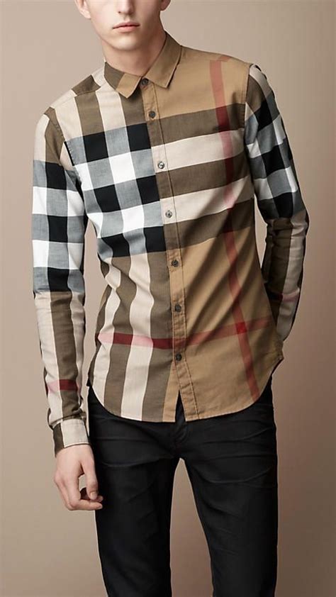 burberry pattern shirt dress|Burberry t shirt men price.